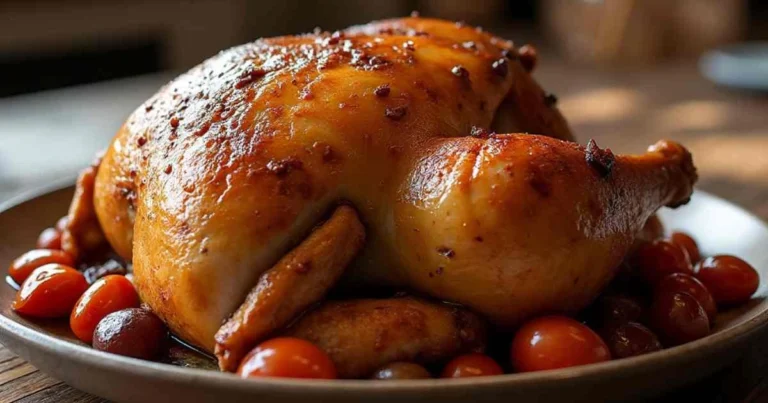 Braised Chicken in the Oven with Crispy Skin