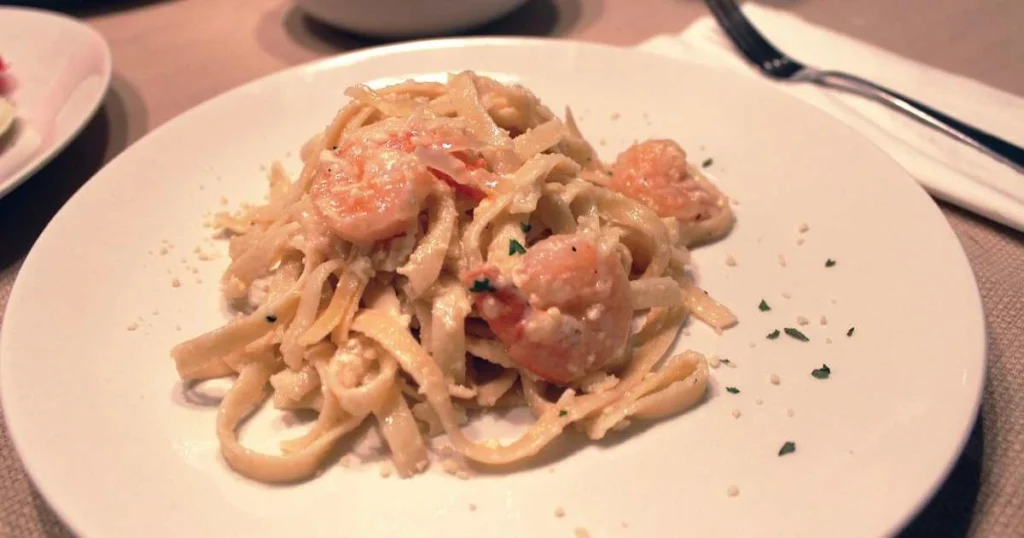 Chicken and Shrimp Alfredo